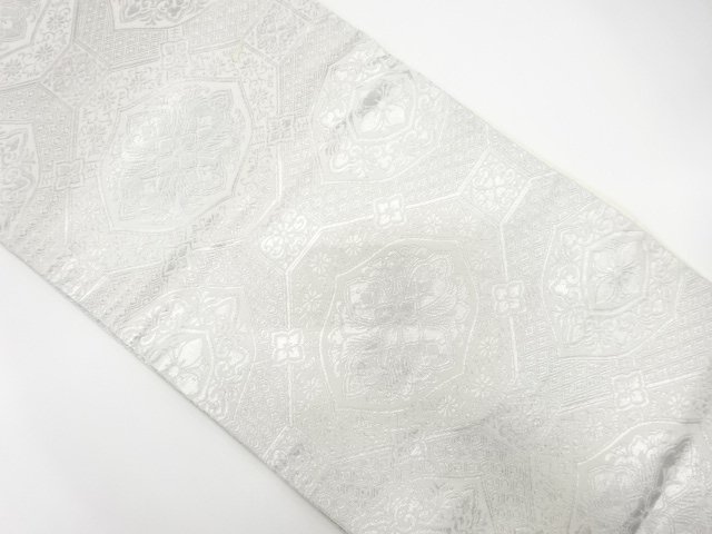 JAPANESE FUKURO OBI / WOVEN FLOWER SHOKKO PATTERN